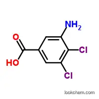 Molecular Structure of 50917-30-1 (Benzoic acid, 3-amino-4,5-dichloro- (9CI))